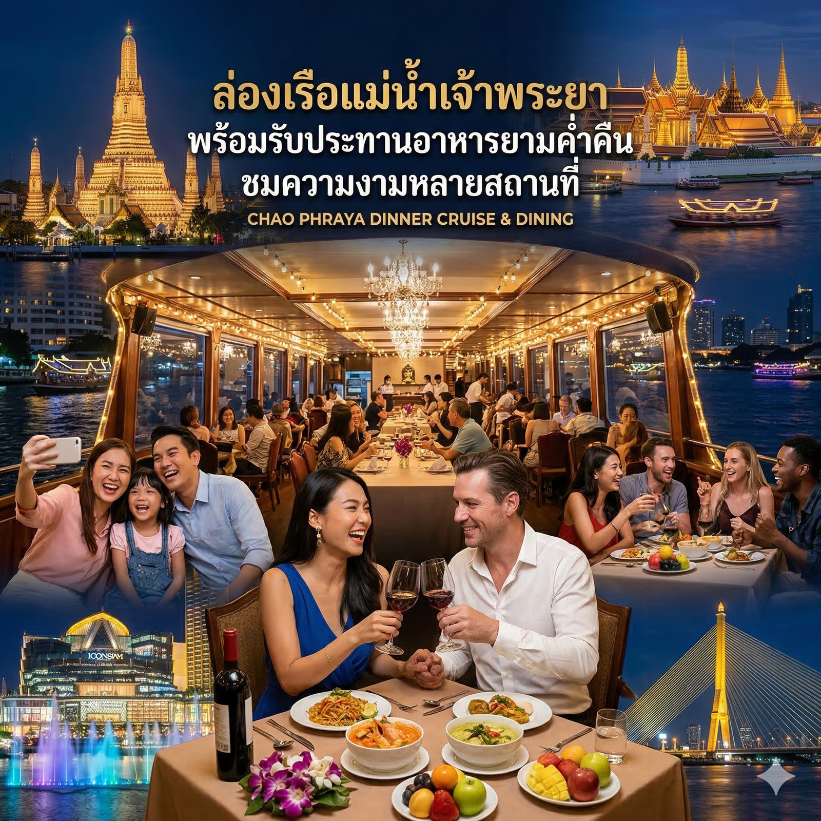 ทัวร์ล่องเรือเจ้าพระยา